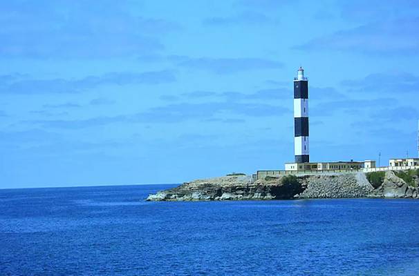 Lighthouse Dwarka on the Arabian Sea