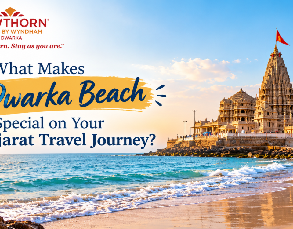 Dwarka Beach in Gujarat with scenic Arabian Sea views and peaceful coastline