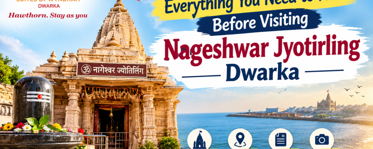 Nageshwar Jyotirling temple near Dwarka, Gujarat, dedicated to Lord Shiva